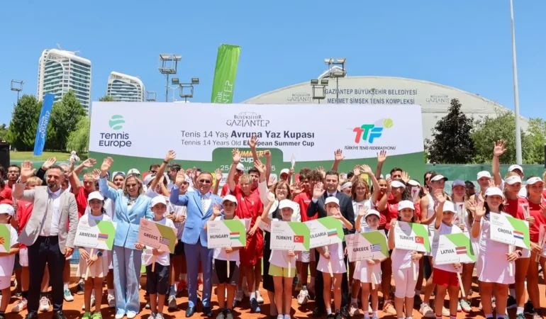 Gaziantep’te Avrupa Yaz Tenis Kupası Coşkusu!
