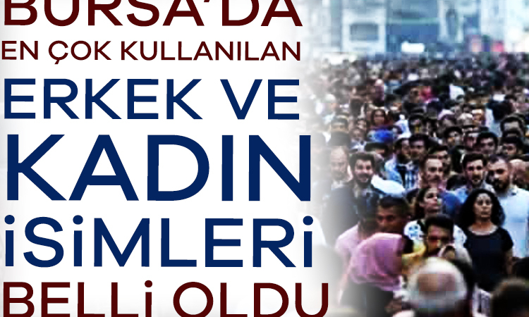 Bursa’da En Popüler İsimler Açıklandı!