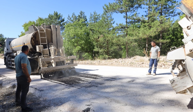 Dağ ilçelerinde ulaşıma konfor geldi