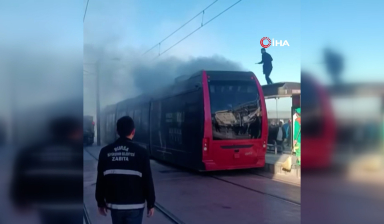 İpek Böceği Tramvayında Yangın Panik Yarattı!