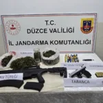 Düzce’de Uyuşturucu ve Silah Operasyonu Yapıldı!