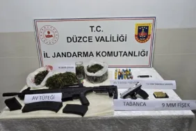 Düzce’de Uyuşturucu ve Silah Operasyonu Yapıldı!
