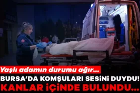 Bursa’da Yaşlı Adam Merdivenden Düştü, Durumu Ağır!