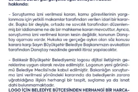 Başkan Akın’dan Logo Vurgunu İddialarına Yanıt!