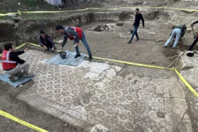Hatay’da 1500 Yıllık Mozaik Gün Yüzüne Çıktı