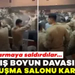 Duruşma Salonunda Kaos: Jandarmaya Saldırı!