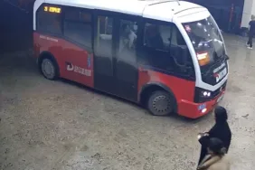 Düzce’de Otobüs Şoförlerinden Örnek Davranışlar!