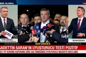 Sadettin Saran’ın Uyuşturucu Testi: Pozitif Sonuç!