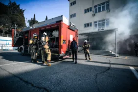 Buca’da Yangın Tatbikatı: İtfaiye Hızla Müdahale Etti