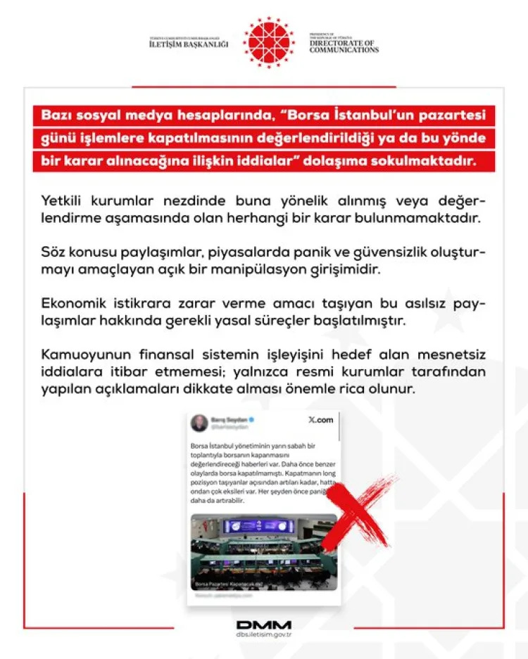 Borsa İstanbul İddiaları Asılsız, Bakan’dan Açıklama
