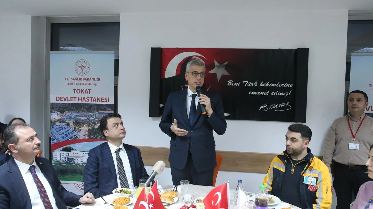 Tokat’ta Sağlık Çalışanlarıyla İftar Coşkusu