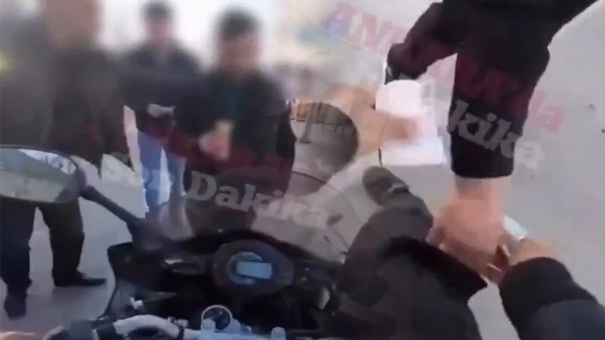 Güpegündüz Gasp: Motosiklet Sürücüsüne Saldırı!