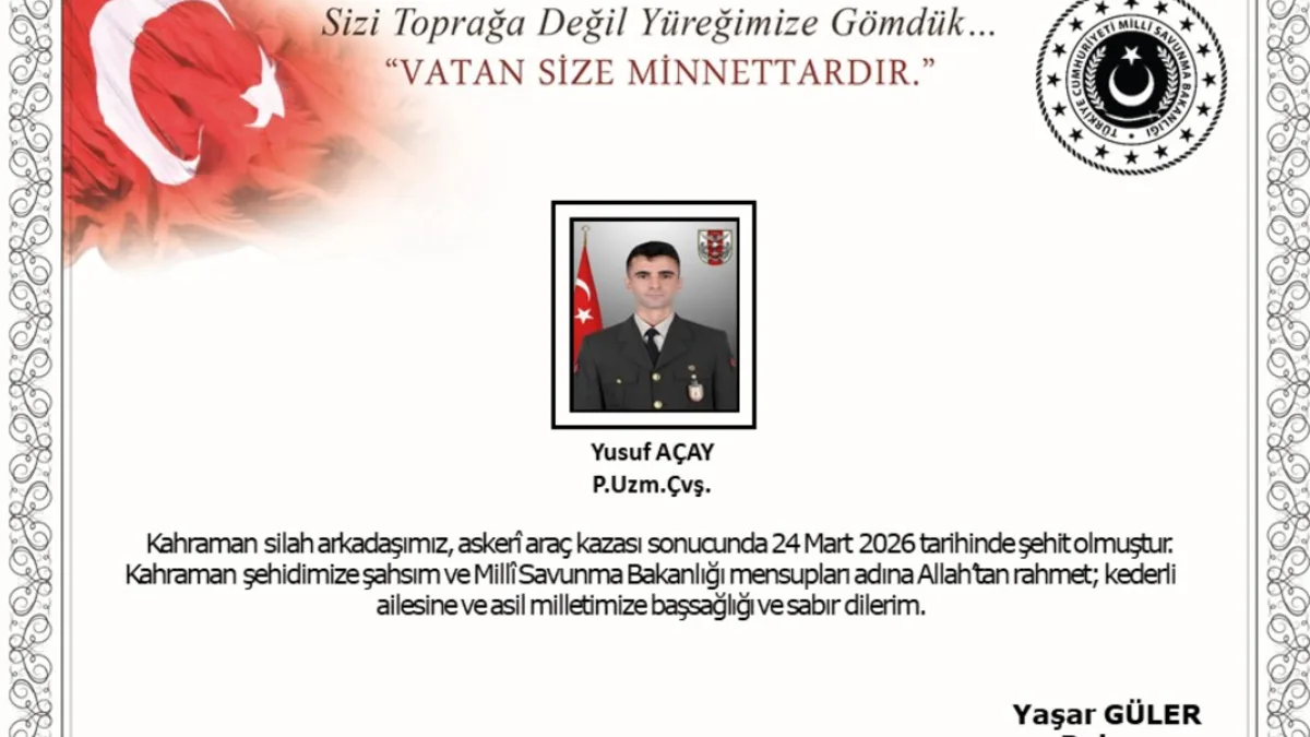 Ağrı’da Askeri Araç Kazasında Şehit Acısı