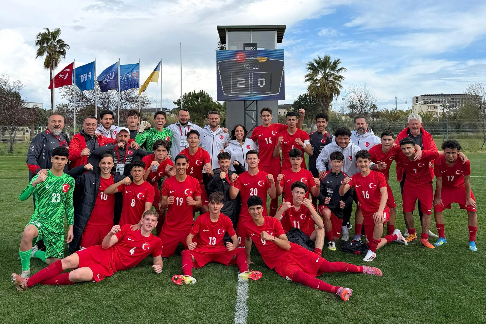 U16 Milliler, Ukrayna’yı 2-0 ile mağlup etti!