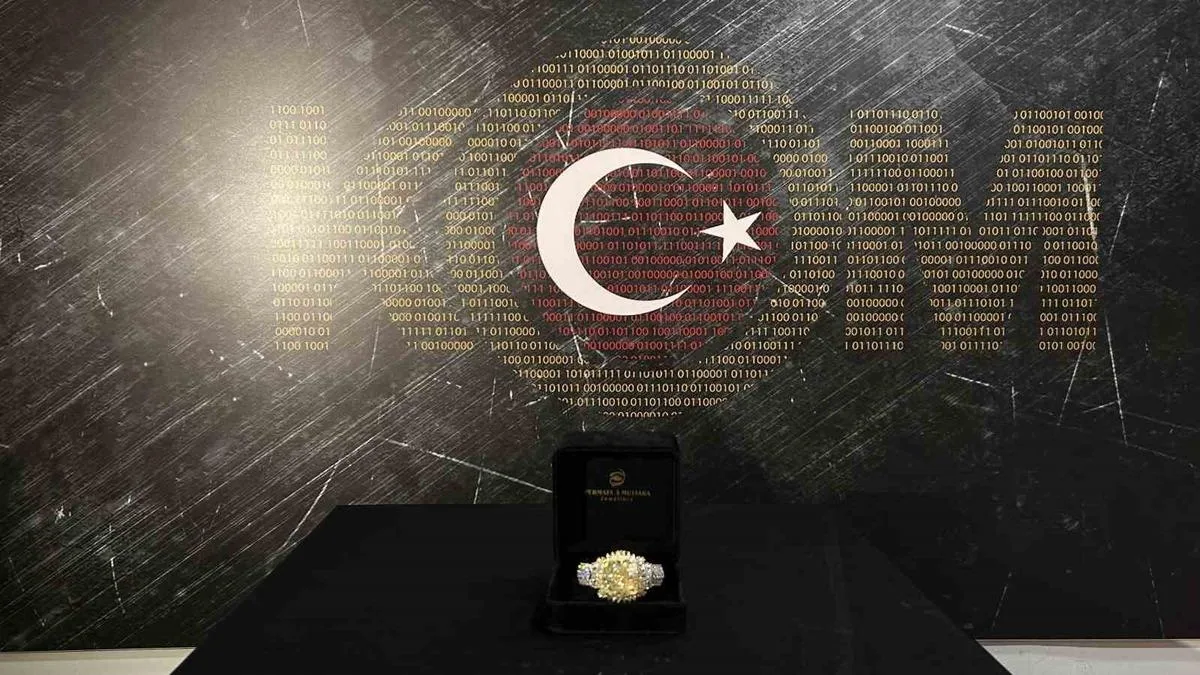 İstanbul’da 80 Karat Sarı Elmas Operasyonu!