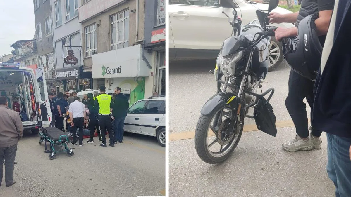 Tosya’da Motosiklet Kazası: Sürücü Yaralandı
