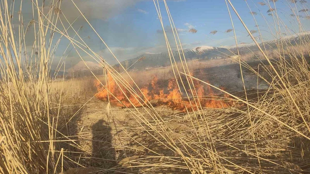 Kuş Cenneti Sazlıkta Yangın: İtfaiye Müdahale Etti