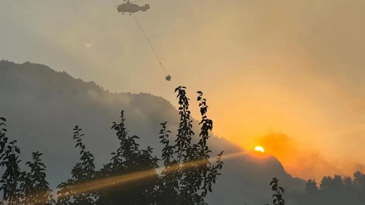 Kahramanmaraş’taki Yangın 18 Saatte Söndürüldü!