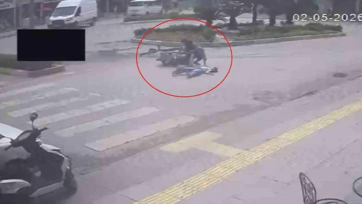 Manavgat’ta Motosiklet ve Bisiklet Kazası!