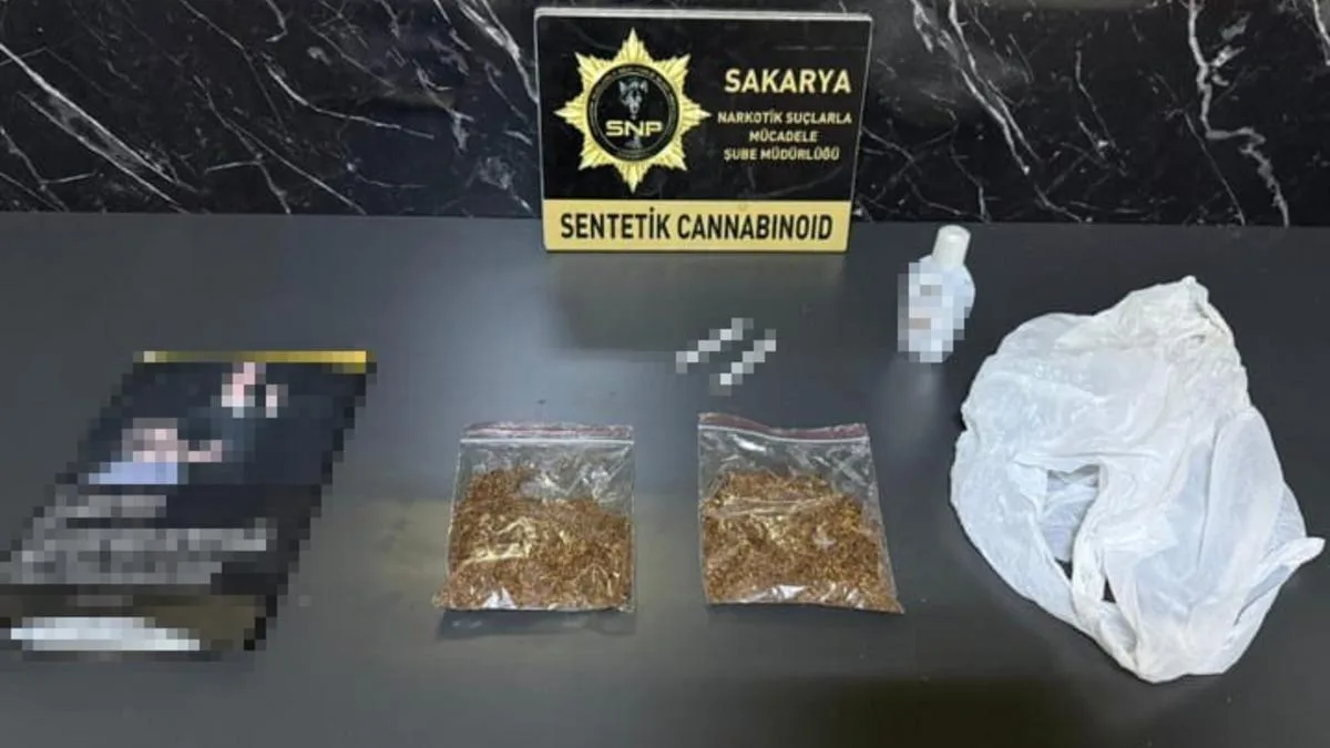 Sakarya’da Uyuşturucu Ticareti Operasyonu: 1 Tutuklu