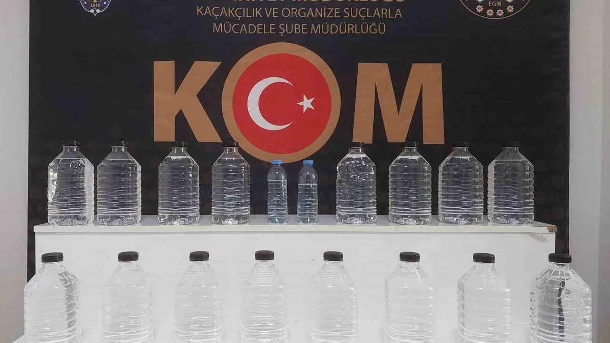 Kırşehir’de 41 Litre Kaçak Alkol Ele Geçirildi!