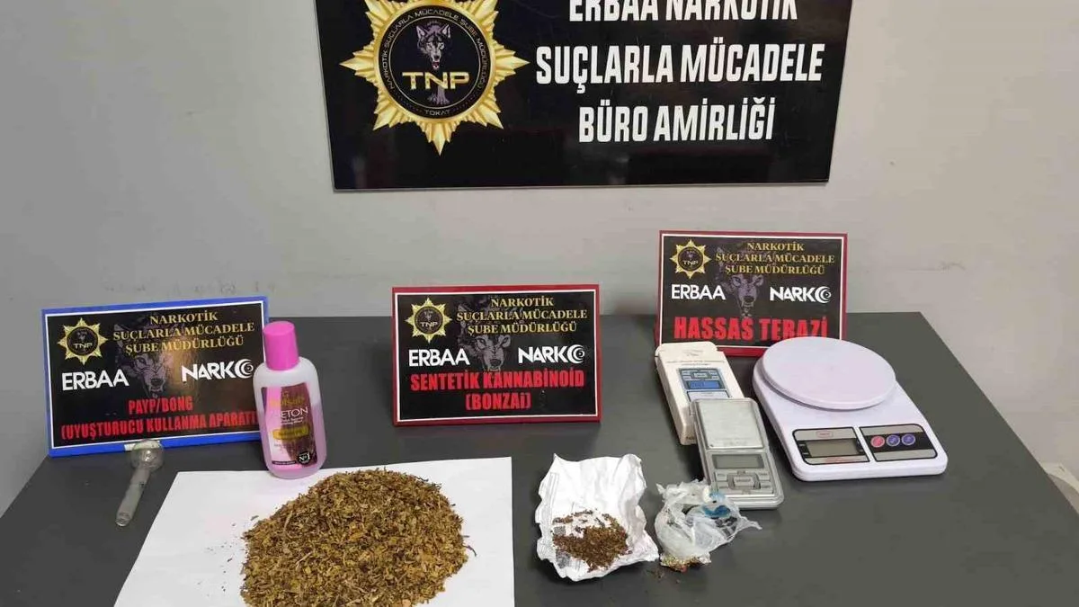 Tokat’ta Uyuşturucu Operasyonu: 3 Gözaltı