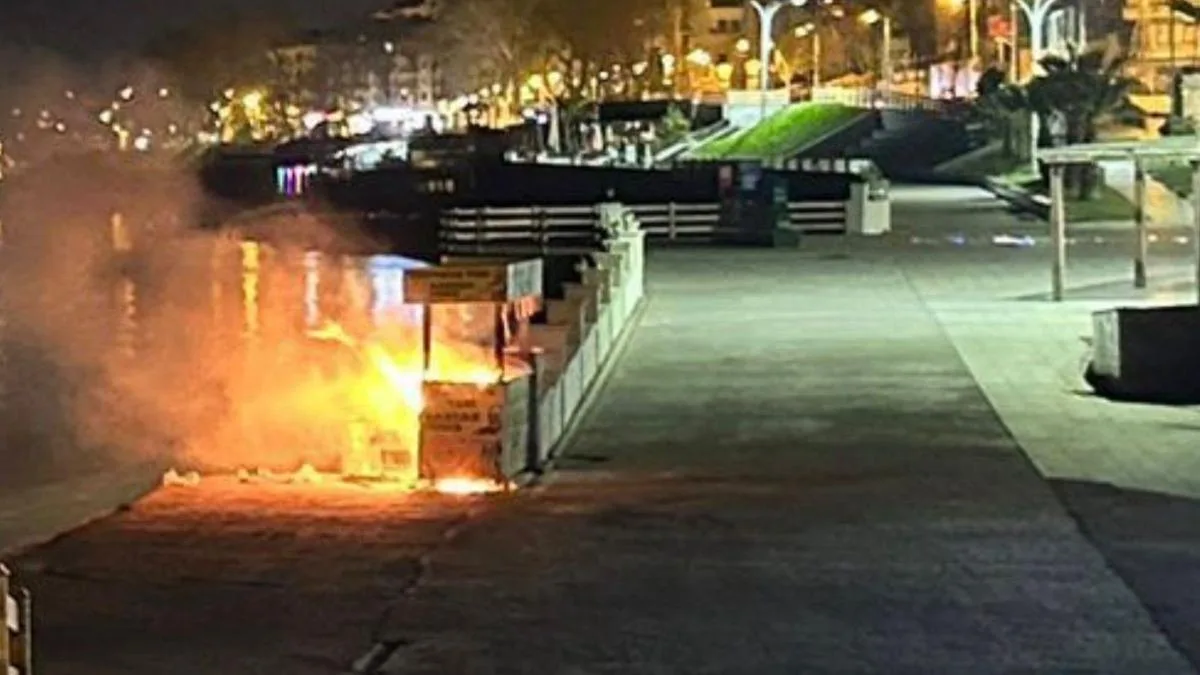 Akçakoca’da Mısır Tezgahı Yangında Küle Döndü!