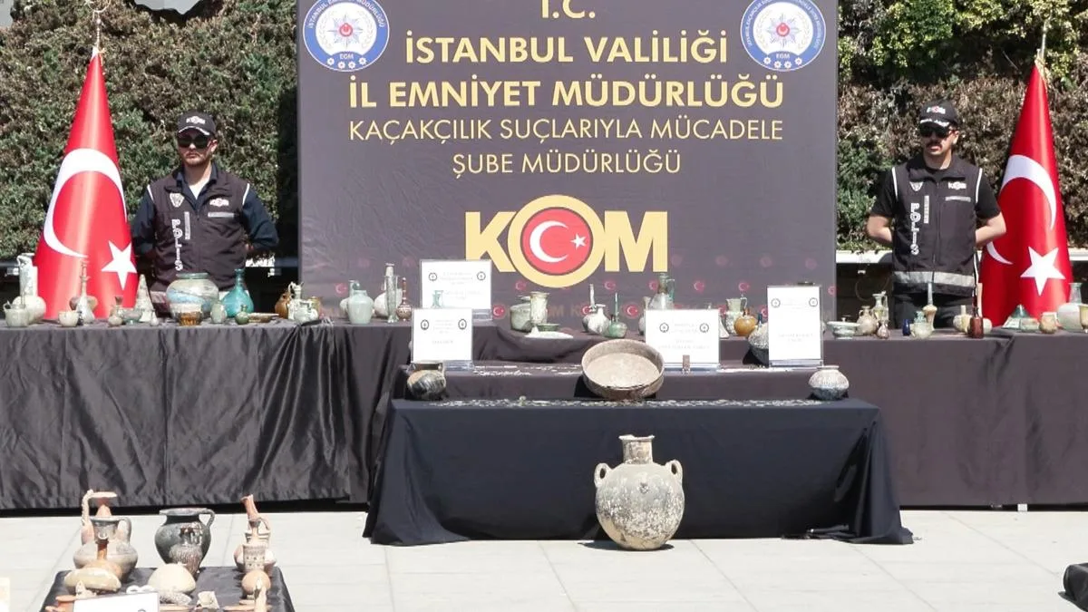 Beykoz’da Tarihi Eser Kaçakçılığına Büyük Darbe!