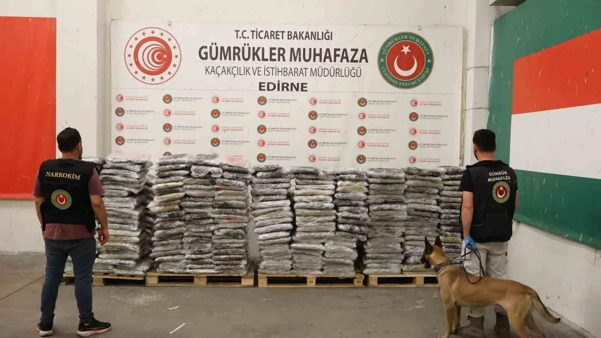 Kapıkule’de 1 Ton Uyuşturucu Ele Geçirildi!