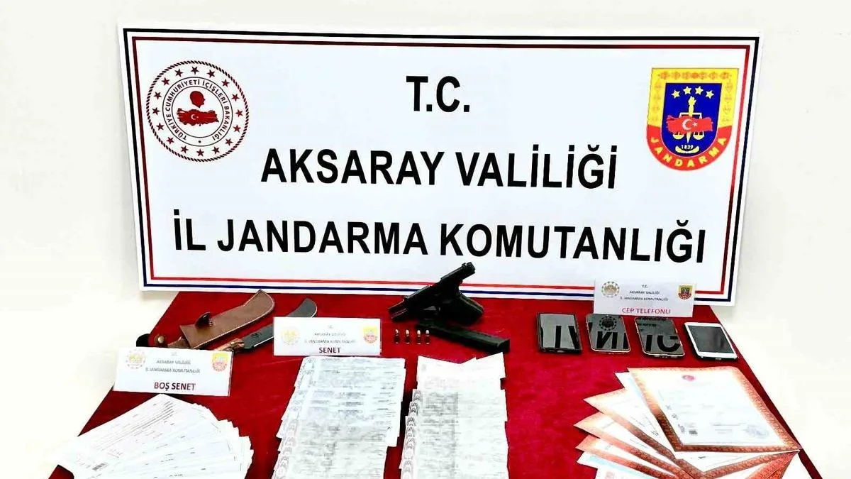 Aksaray’da Tefecilere Operasyon: 3 Gözaltı!