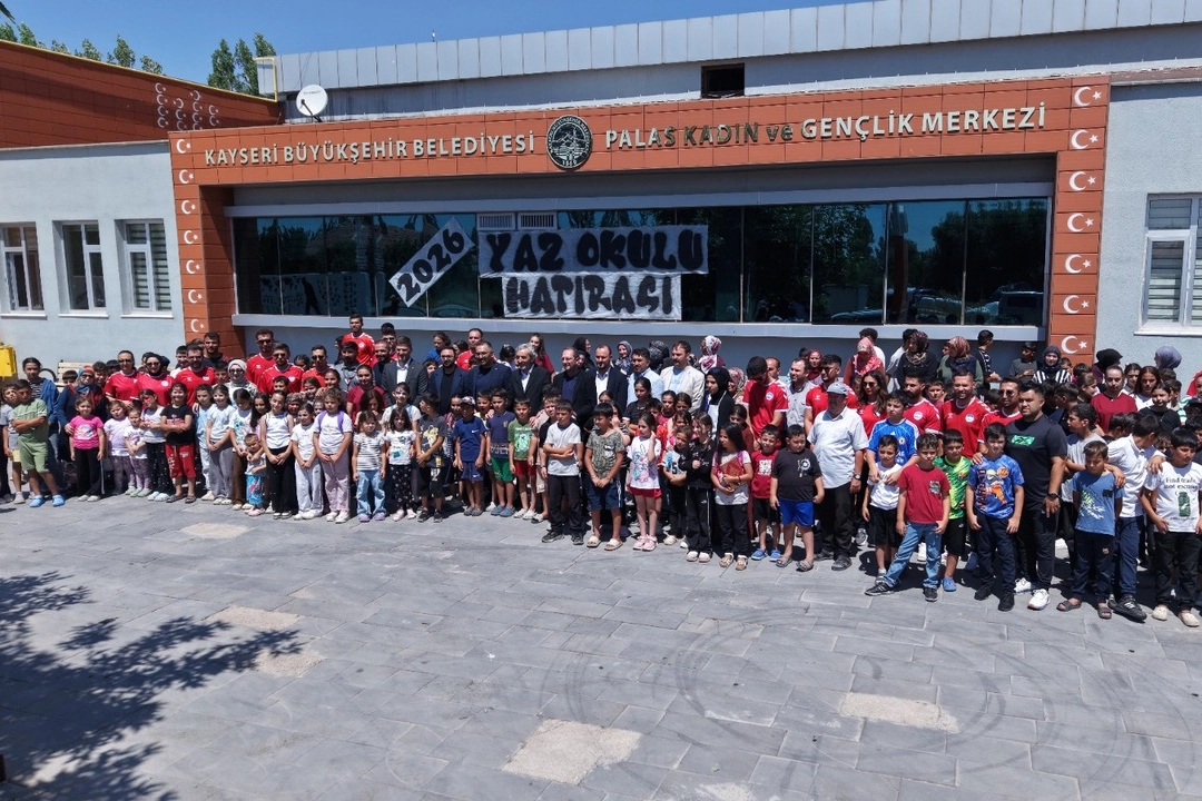 Kayseri’de Yaz Okulları Sporla Dolu Dolu Kapandı