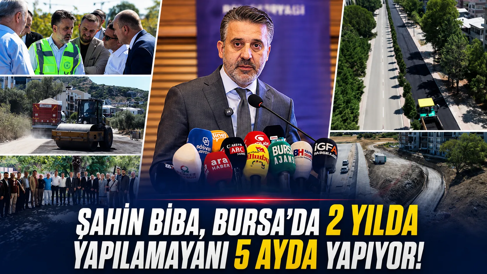 Şahin Biba, Bursa’da 2 yılda yapılamayanı 5 ayda yapıyor!