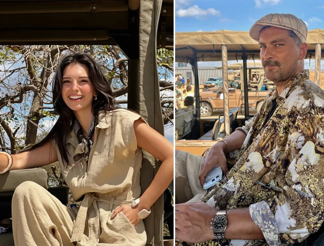 Yasemin Yazıcı ve Onur Tuna’nın Safari Keyfi!